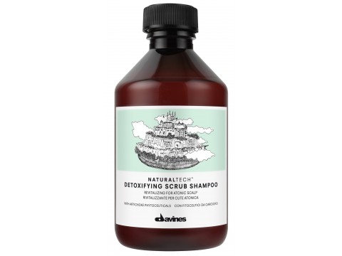 DAVINES Detoxifying Scrub pilinguojantis šampūnas, 250ml